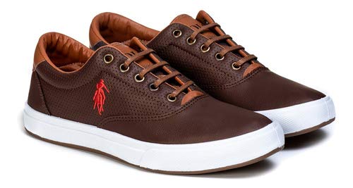 Combo 2 Tenis Masculino Polo Open Promocao Envio 24 Horas Tamanho:41;Cor:PRETO - MARROM