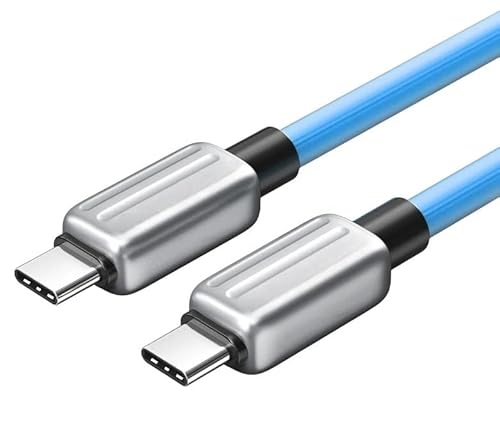 240W PD �P�[�u�� USB C - USB C �P�[�u�������A�_�v�^�[ tpe-c ����d�����C���[(2m,Blue)