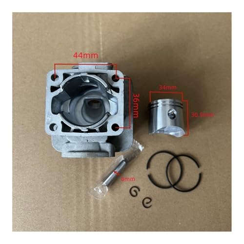 Segment de piston de cylindre 34 mm compatible débroussailleuse Echo SRM260 SRM261 PB260 - 2