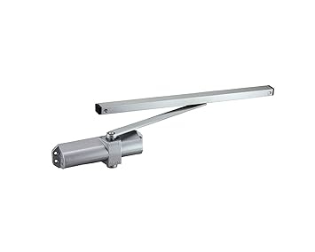 Dorset 80 kg Pelmet Arm Door Closer - Door Closer for Wooden Door with Screws | Automatic Door Closer for Home & Office | (Silver Color) [DC80 PDC(WP)]