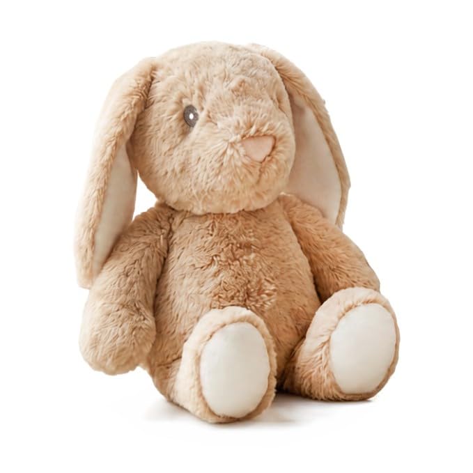 Brambleton Bears "Poppy the Bunny Plush Toy – 23cm Soft Cuddly Rabbit Teddy, Available in White, Pink, Blue, Grey & Brown, Cute Stuffed Animal Gift for Kids, Babies & Nursery Decor (Brown)