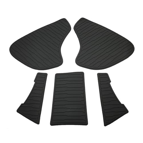 Protection de Réservoir en Caoutchouc Anti-Rayures pour Moto KLR650 Trail 2008-2018