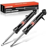 A-Premium Rear Pair (2) Shock Absorber Compatible with BMW X5 2007-2013, X6 2008-2014, Driver and Passenger Side