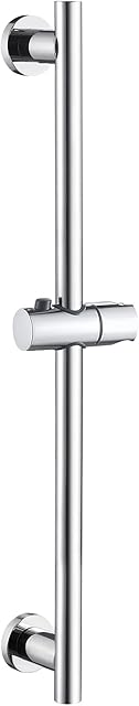 KES Shower Riser Rail Stainless Steel Bathroom Slider Rail with Adjustable Shower Head Holder Wall Mounted Polished Finish, F204-PS