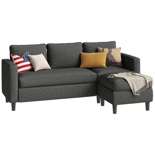 Image of Shintenchi Convertible Sofa Bed, Folding Futon Couch with Adjustable Backrest, Sleeper Recliner Loveseat, Modern Futon Couch, Sofa Cama, Couches for Living Room,Red