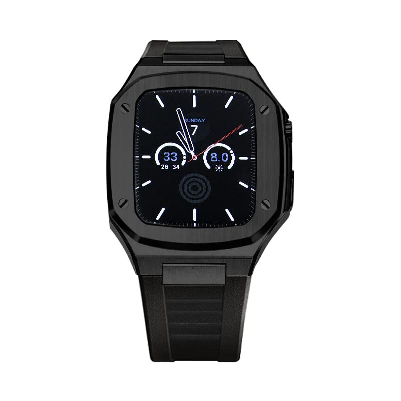 Kit de modification lunette métal Apple Watch pour un look élégant au bureau