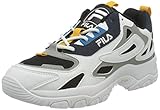 TPU Eyeletstay FILA Eletto men, zapatilla Hombre, Blanco/Negro (White/Black), 43 EU