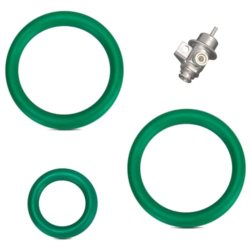17113552 Fuel Injection Fuel Rail O-Ring Kit for 1999-2007 GM Vehicle Chevrolet, GMC, Pontiac and Oldsmobile, Fuel Rail Seal to Prevent Fuel Leaks and Restore Engine Efficiency (3 O-Rings)