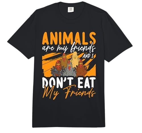 Animals are My Friends Adoption Foster Parent Animal Welfare Comfort Colors Adult Heavyweight T-Shirt