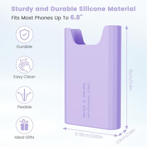 Support de téléphone pour sac Bogg insert silicone violet - 5