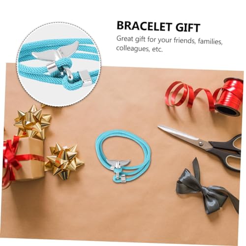 Bracelets couple queue de baleine cordon enroulé style minimaliste - 6