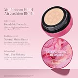 KYDA Air Cushion Blush, Mushroom Head Air Cushion Blusher, Natural Glow Liquid Blusher for Cheeks and Eyes, Buildable Matte Coverage, Lightweight Blendable, Silky Cream Blush Makeup, 04 - Image 2