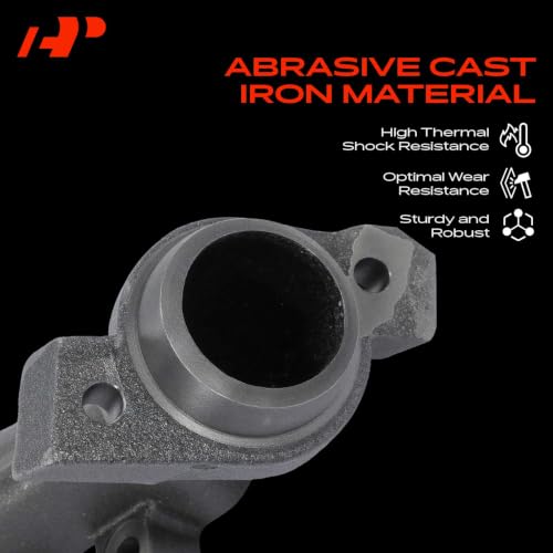 A-Premium Left Exhaust Manifold Kit W/Gasket, Bolts, Nuts [DOHC SOHC 6Cyl 3.6L 3.7L] Compatible with Dodge Ram 1500 Dakota 04-10, Durango 04-09 & Mitsubishi Raider 06-09 & Ram 1500 11-16, Dakota 2011 by A-premium - Image 4
