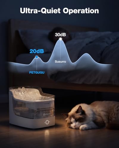 2L/68oz Cat Water Fountain Cordless Pump Pet Fountain - image 5