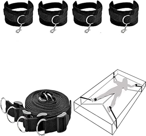 yilemeiyile Aparatos de Fáciles de Usar Yoga de Gimnasia C𝚘upl𝚎 Er𝚘titici Conjuntos de iniciación Correas de Ejercicio Šê𝚜𝚜uale L1L4