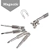 Estink 5er Set Dreieck-Schraubendreher-Bits – Magnetisch, S2 Stahl, TA1.8 Bis TA3.0, 50 Mm