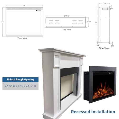 Touchstone Fireplug Insert in a cozy living room