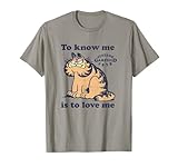 Garfield To Know Me Is To Love Me Vintage 1978 Logo T-Shirt