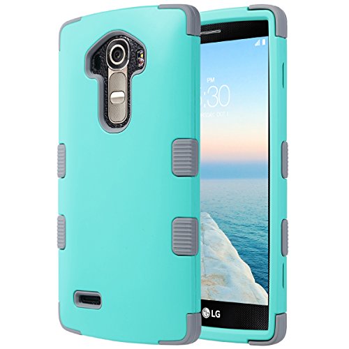 ULAK LG G4 Case, 3 in 1 Shield Shock Absorbing Case with Hybrid Cover Soft Silicone + Hard PC Material Design for LG G4 (5.5