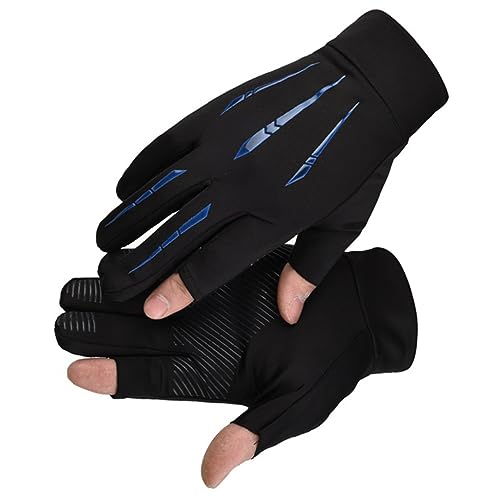 KOMBIUDA Elastic Fitness Gloves Cycling Gloves Adult Fitness Convenient Riding Portable Fishing Outdoor Accessory