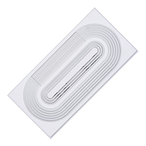 Ceiling Mounted Ventilation Fan, Ultra Thin Dual Motor Exhaust Hood 30×60cm Dual-core Ring Type High Power for Bathroom, Kitchen, Office Range Hood (A.305*605 Aperture