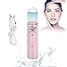 Nano Facial Mister Sprayer Vaporizzatore facciale ricaricabile USB Mini Face Idratante Spray idratante Viso Umidificatore, Trucco, Casa e viaggi (rosa)