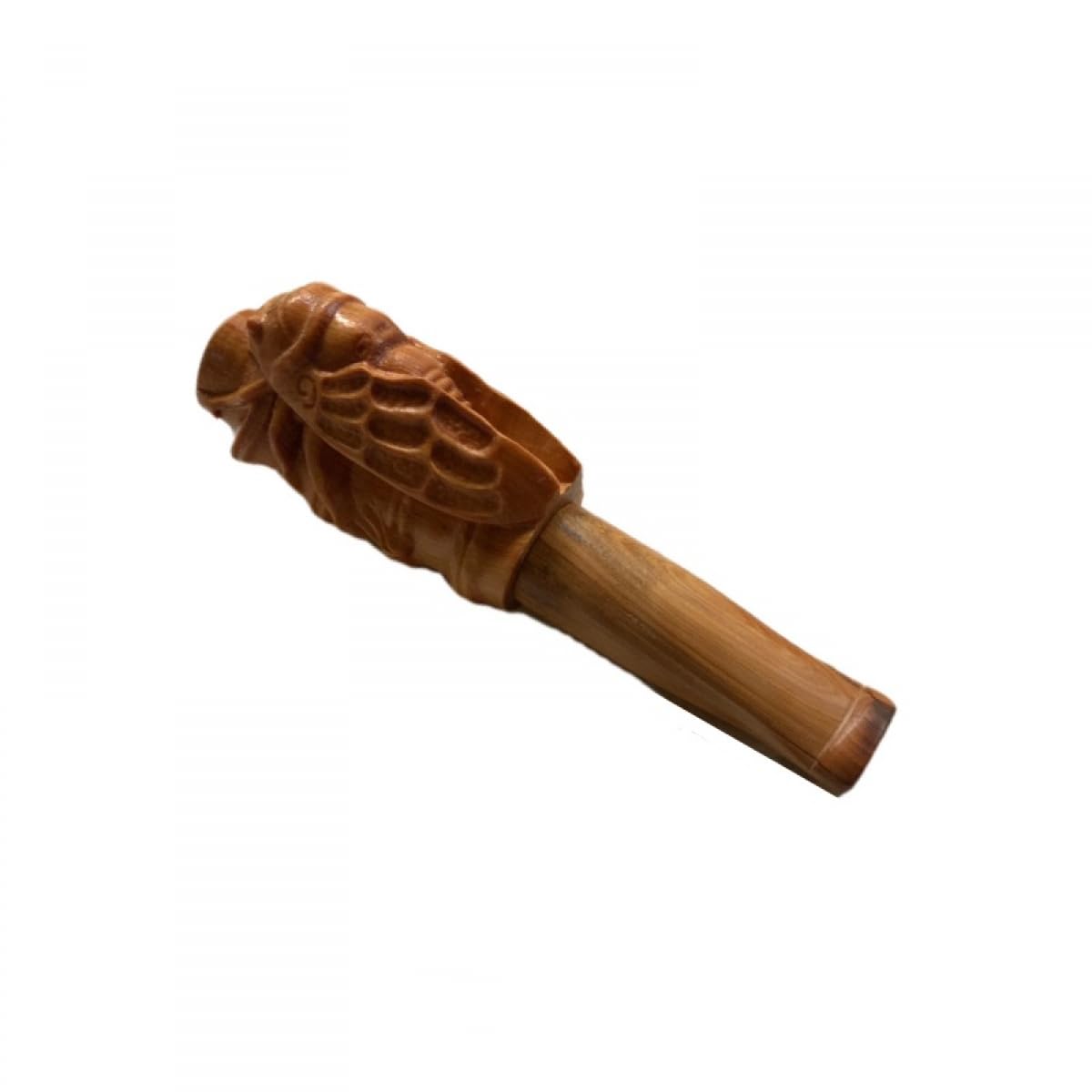 Bocchino per Sigaretta, Bocchino con Filtro, Filtro per Sigarette per Sigarette, Legno Bocchino,Bocchino da uomo modello Cicala, adatto per elemento filtrante da 9mm