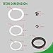 328.12002 Floor Jack Seal Replacement Kit for Sears Craftsman 328.12002, 328.12001 Series Floor Jack 1.5 Ton (for All Years)
