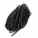 Tool parts Black 5 Meter 1mm Dia Polyolefin Heat Shrinking Shrinkable Tubing Tube