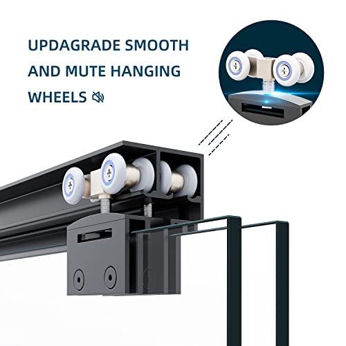 Elegant Bathtub Sliding Doors 60" W X 62" H Sliding Shower Doors With 1/4 In. Clear Glass Bypass Bathtub Door In Satin Black Shower Doors Glass Sliding 60 Inches Tub Shower Door #TOP2