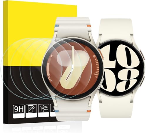 SPGUARD 4-Stück Schutzfolie Kompatibel mit Samsung Galaxy Watch 7 40mm Panzarglas Galaxy Watch 8/7/6/5/4 40mm Schutzfoli...
