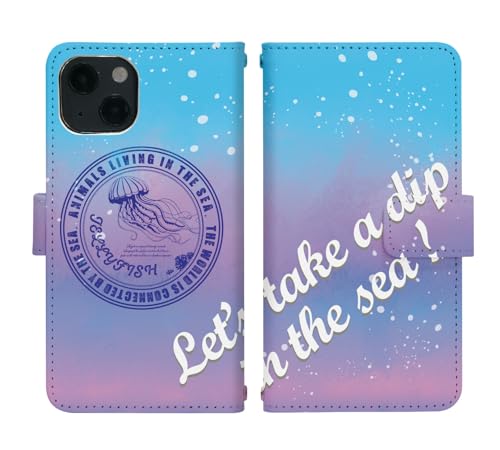 Xperia 5 II A002SO �p �P�[�X �x���g���� �蒠�^ �J�o�[ �X�}�z�P�[�X di964(O) �C ���� �A�j�}�� �N���Q jellyfish