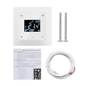 Sunydog Smarter Raumthermostat, WiFi, Programmierbarer Heizungsthermostat
