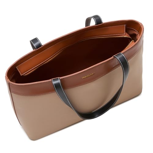 Image of Miraggio Meadow 15 Inch Laptop Tote Bag | Office Tote Bag For Women | Big Totes For Work & Travel With Functional Pockets