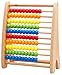 Mopoq Holz for Kinder Wulstige Regenbogen Beads Arithmetic Berechnung Puzzle Betrieb Math Spielzeug, pädagogische Spielwaren der Kinder 25.5x12.3x32cm