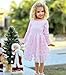 Kimoda Pink Tulle Dress for Girls Toddler Tutu Dresses for 5 Years Old Girls Spring Fall Winter Long Sleeve Dress Size 6
