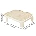 MotiveTech Cat Litter Ramp for Easy Access to Litter Box with Trapping Mat, Beige