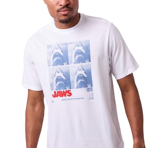 Bioworld Jaws Shark Grid Men's 2-Pack Pajama Set3