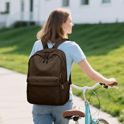 Image of ZUBOND Backpack for School Girls and Boys, Lightweight School Bookbag for Teens, College Students Women & Men, Cute Large Laptop Backpack Fits 15.6 Inch Notebook