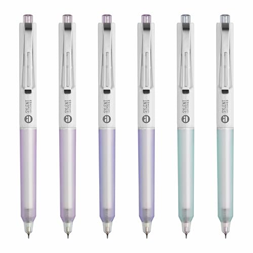 Image of Anupam Sylent Roller Gel Pen 0.5 mm, Waterproof Smooth Quick-Dry Dark Ink, Comfortable Grip Exam & Office Pen, Refillable (Multicolour Body BlueInk, Pack of 6)