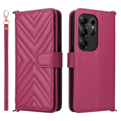 �X�}�z�P�[�X �Ή��@�� for Doogee Note 56X / Note 56X Pro �X�}�z�P�[�X�y�t���b�v�X�^���h�E�}�O�l�b�g�J�E�J�[�h�X���b�g�t���E�H���b�g�z RoseRed