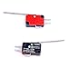 Cylewet 6Pcs V-153-1C25 Micro Limit Switch Long Straight Hinge Lever Arm SPDT Snap Action LOT for Arduino (Pack of 6) CYT1068