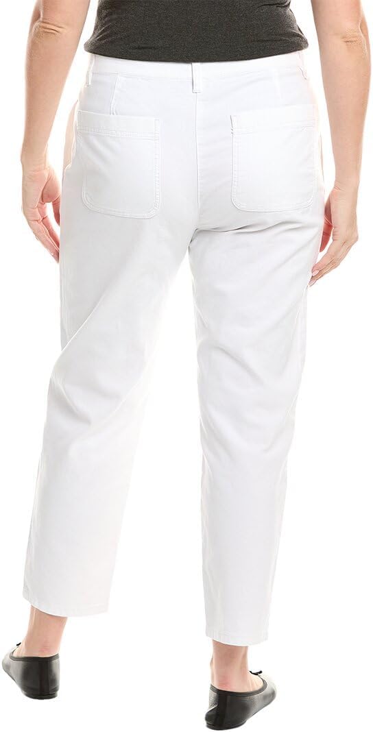 EILEEN FISHER Plus High Waisted Tap Ankle Pant