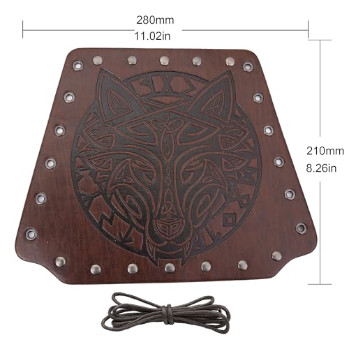 GelConnie Leather Arm Guards Medieval Leather Bracers Renaissance Arm Wraps Cosplay Wrist Guards Viking Bracers Faux Leather Arm Guards for Men