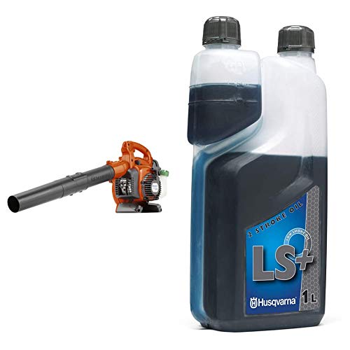 HUSQVARNA 엔진 송풍기 125B 952715643 & 2 스트로크 오일 LS + (50 1) 1 리터