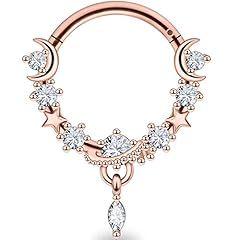 16G-Dia:10mm-Rose Gold Tone