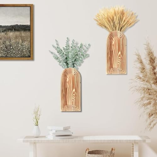 Arte de la pared boho para comedor con jarrones modernos IOIUSKKU Tipo B 7