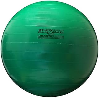 TheraBand Exercise Ball, Stability Ball with 65 cm Diameter for Athletes 5'7" to