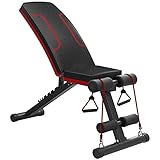 PARFAIT POUR UN ENTRAÎNEMENT COMPLET DU CORPS : Ce banc d'entraînement multifonction peut vous offrir une variété d'exercices, parfait pour les flexions des biceps, le développé couché, le développé des épaules, l'entraînement des muscles abdominaux, l'exercice des jambes et plus encore.