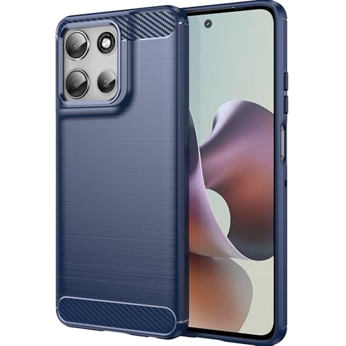 For Motorola Moto G66J / G66Y / G56 5G �P�[�X ���g���[�� ���g g66J / g66Y / g56 5G �\�t�g�P�[�X �ylarfbulroc�z�\�t�gTPU�V���R�[���f�� �ی�J�o�[ (�u���[)